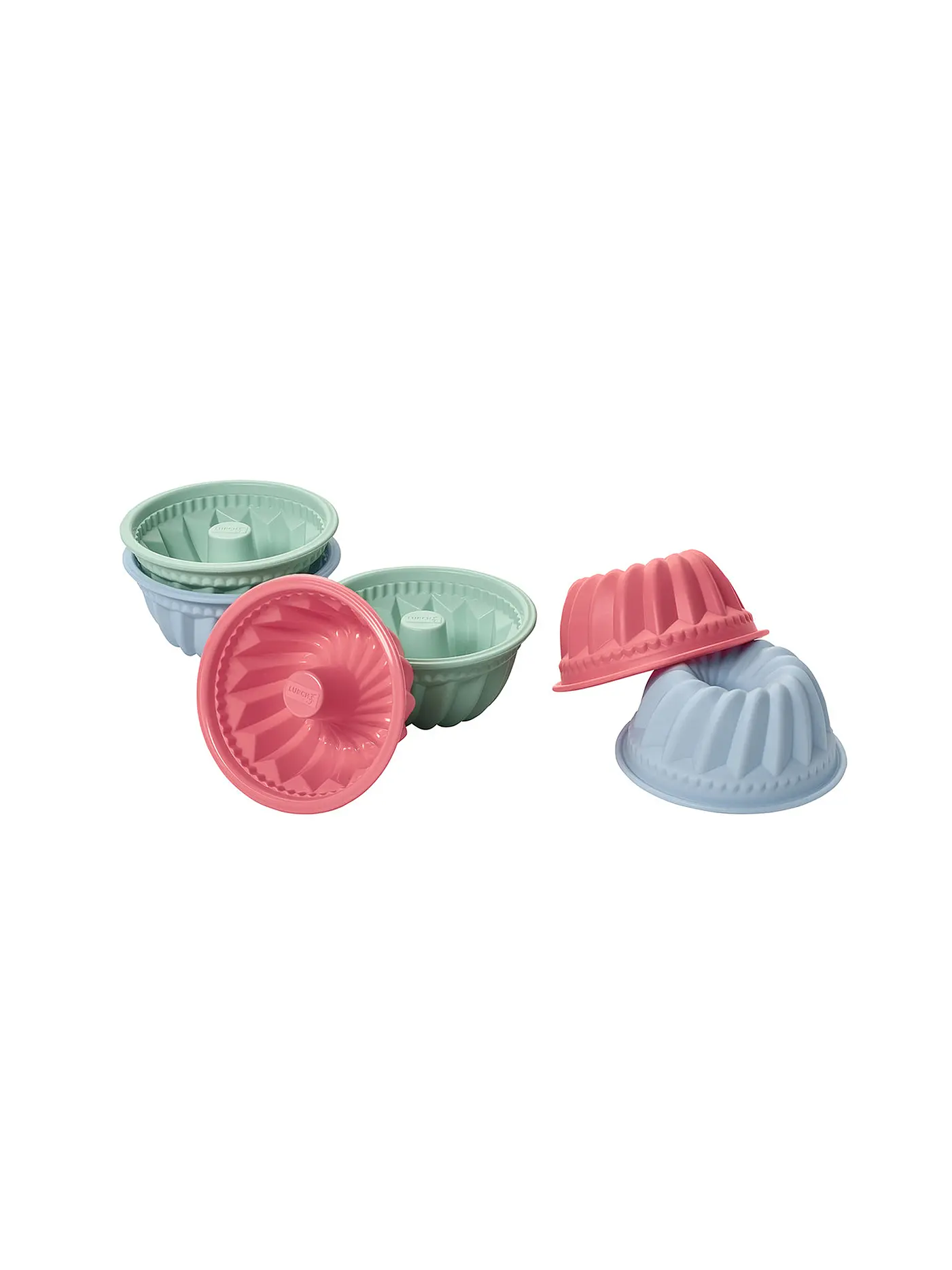 LURCH | Flexiform Muffinliner Gugelhupf 6er Set Pastel Mix | 